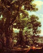 Claude Lorrain Landschaft mit Ziegenhirt oil painting reproduction